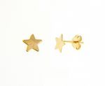 Golden star earrings 9k (code S222527)
